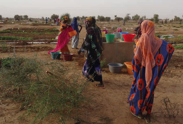 water voor vrouwen - voeding en inkomsten voor families