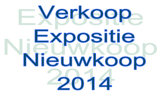 Uitnodiging verkoopexpositie Nieuwkoop