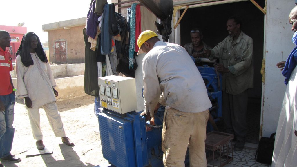 Maison des Sourds: generator for the bakery.