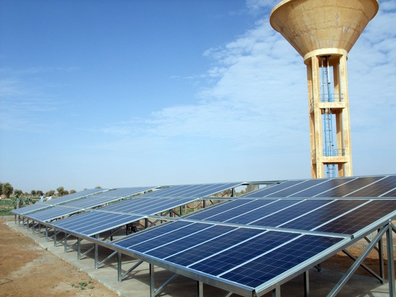 Solar energy pumps up 150,000 ltrs clean drinking water, daily