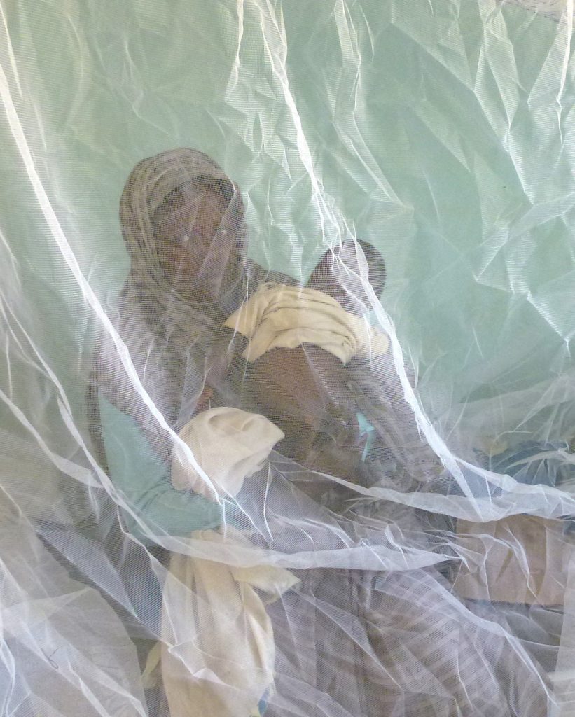 Women produce mosquito nets tailored to local market